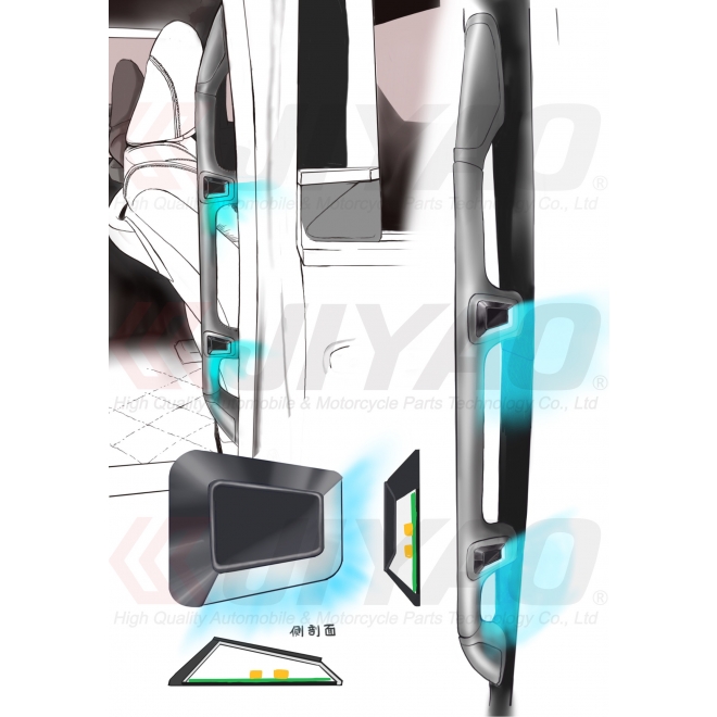 NIGHT AURA ALPHARD 40系専用 アームレストアンビエントライト